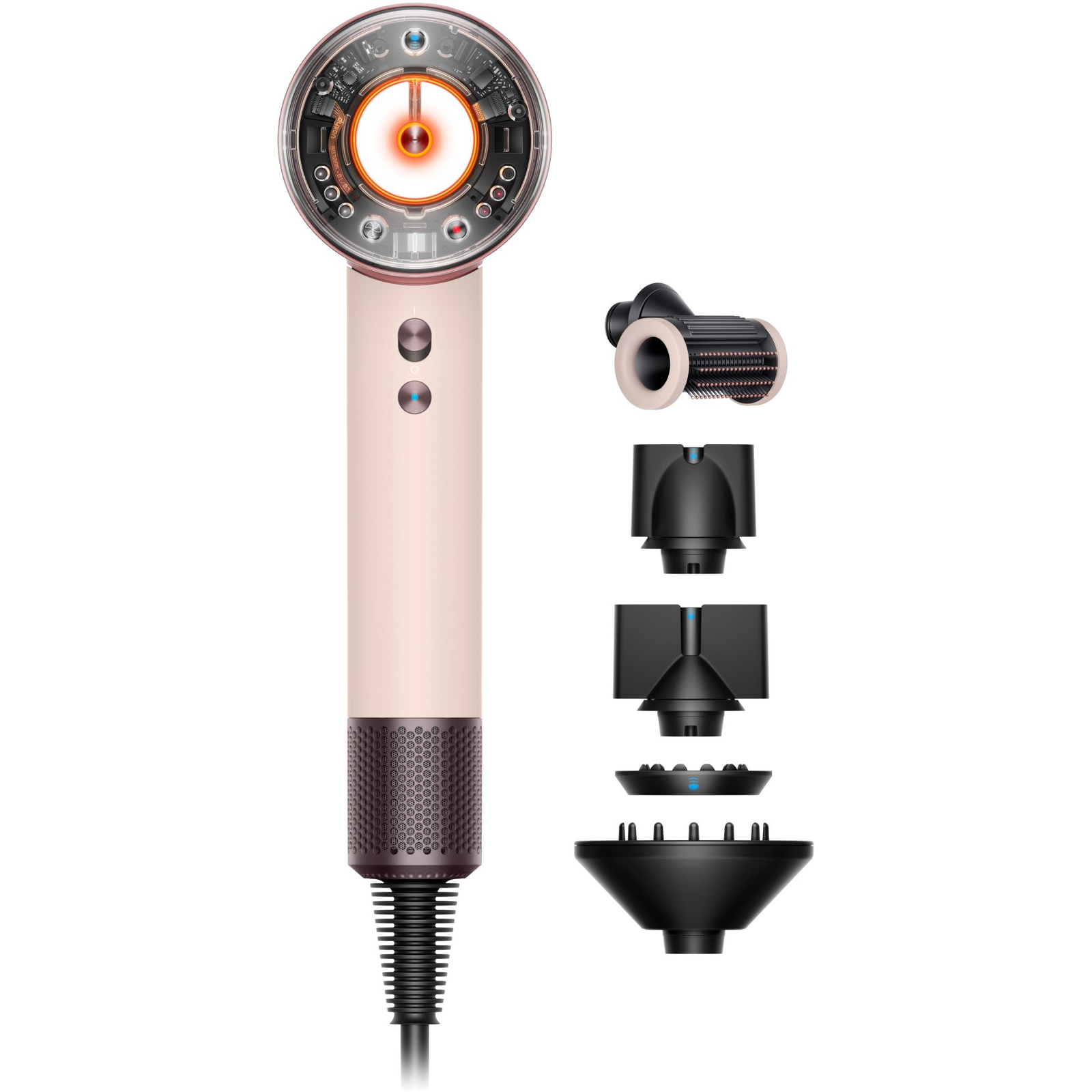 Sušička Dyson Supersonic Nural pastelová ružová/ružové zlato Straight+Wavy (113407-01)-0