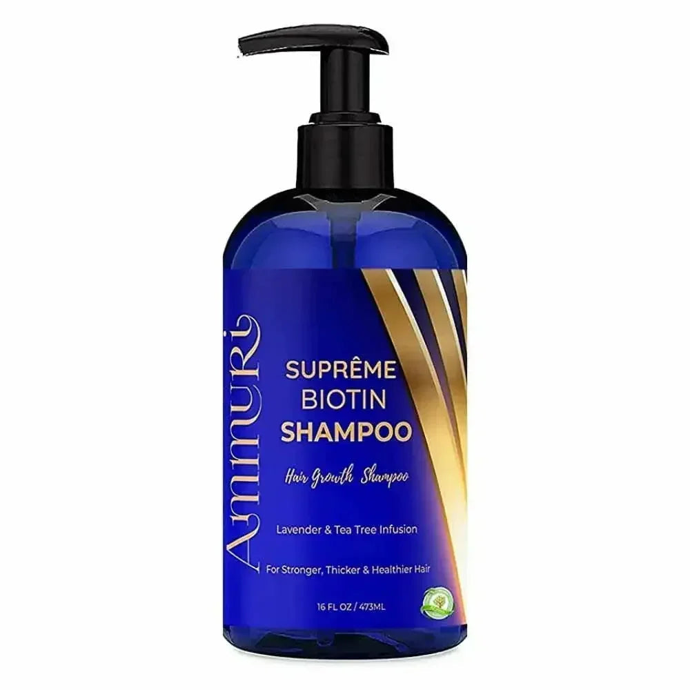 Biotin Haircare Set – Anti-Hair Loss Shampoo & Strengthening Serum for Men & Women | Ammuri-1