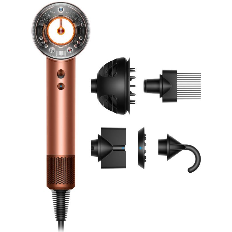 Uscător de păr Dyson Supersonic Nural Curly+Coily HD17, roz (143709-01)-0